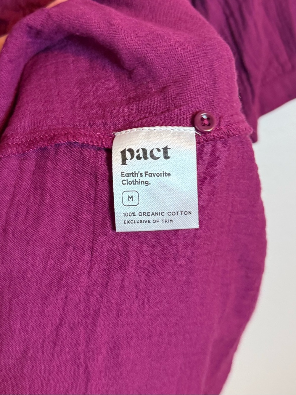 Pact Organic Cotton Coastal Double Gauze Peasant Dress - Picture 4 of 6